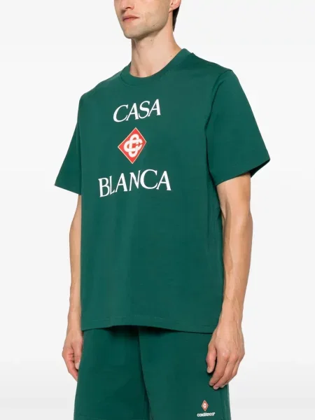 Póló Casablanca nyomtatás zöld
