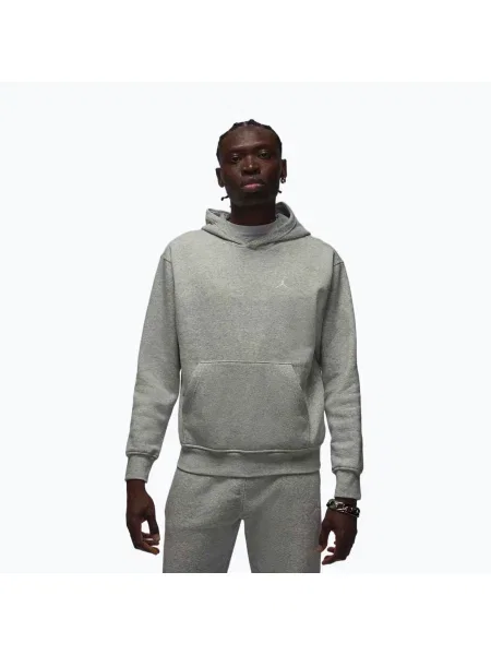 Мъжки суитшърт Nike Jordan Brooklyn Fleece grey heather/white бяло