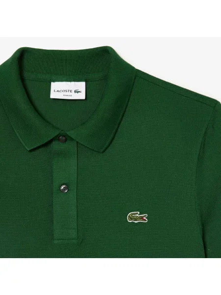 Lacoste Koszulka Polo Slim Fit Z Piki zielona