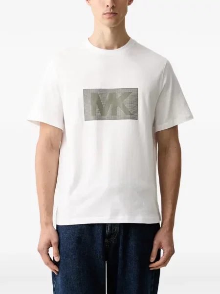 Tricou Michael Kors cu imagine alb