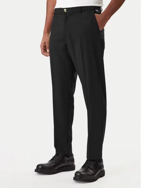 Versace Jeans Couture Παντελόνι υφασμάτινο μαύρο