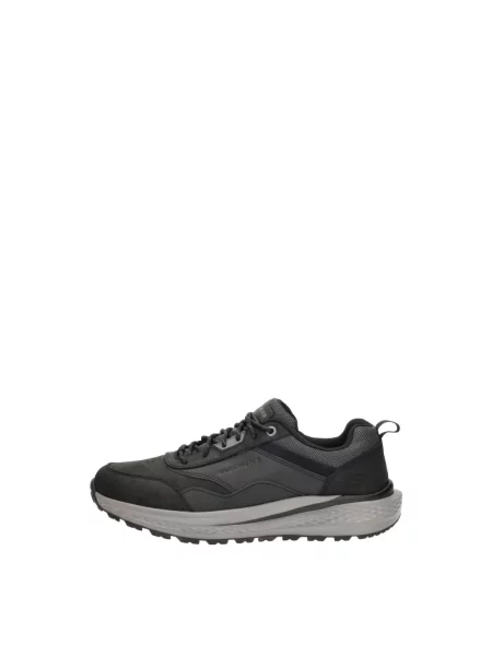 Sneakersy Skechers skórzane czarne