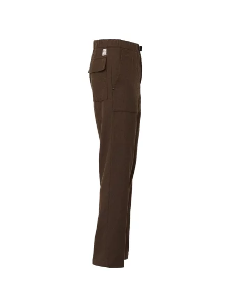 Pantaloni White Sand cu autograf alb