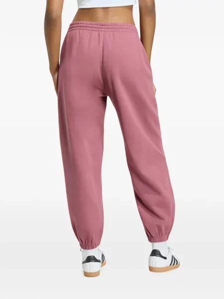 Top Adidas cu broderie alergare din jerseu negru