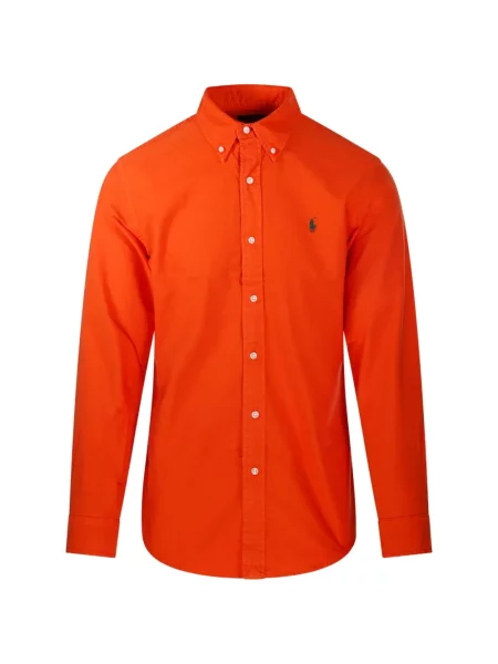 Cămașă Ralph Lauren Collection cu broderie portocaliu