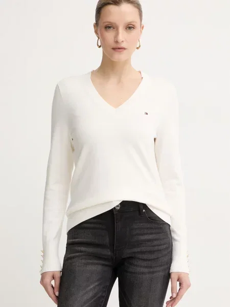 Tommy Hilfiger pulover pentru femei cu bej