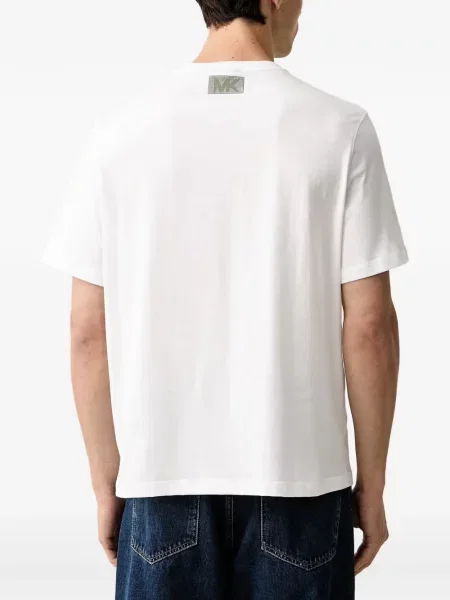 Tricou Michael Kors cu imagine alb