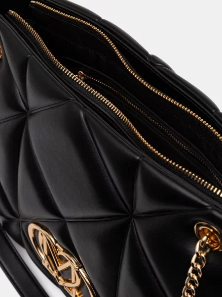 Кожаная сумка шоппер Love Moschino