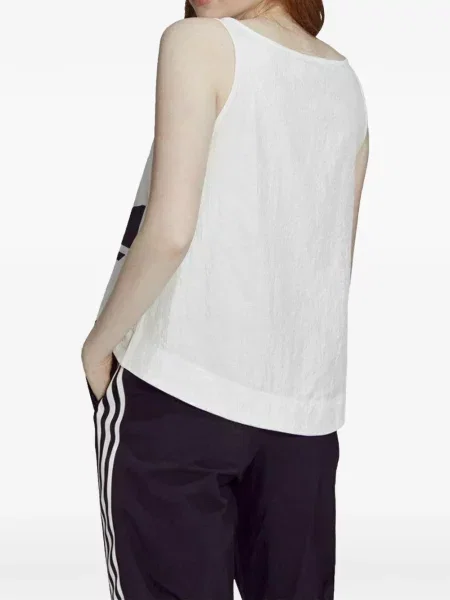 Pruhované krajkové pruhované tričko Adidas s vázáním šedé