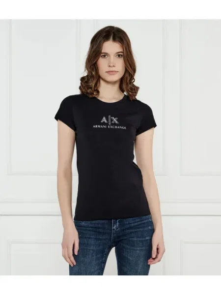 Armani Exchange Tricou negru