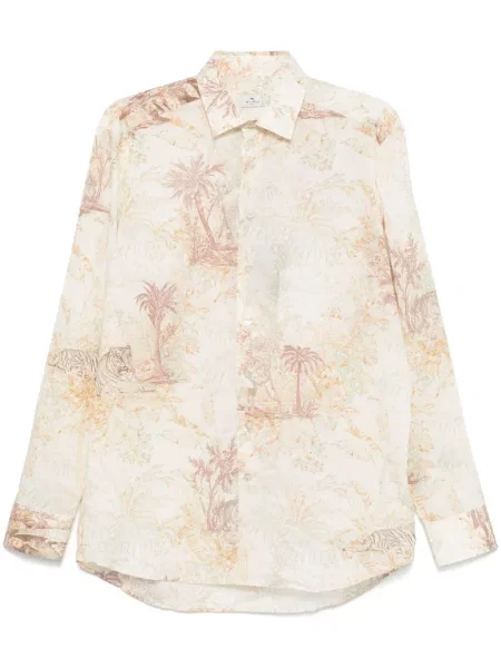 Cămașă Etro cu model floral cu imagine