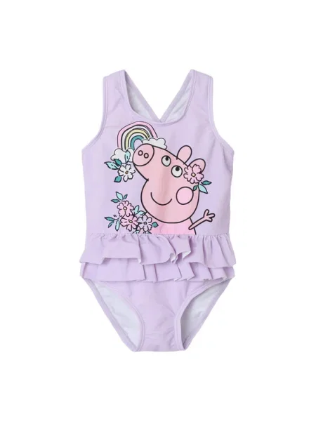 NAME IT Maudymosi kostiumėlis PEPPA violetinė