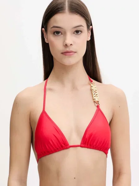 Moschino Underwear Plavková podprsenka červená