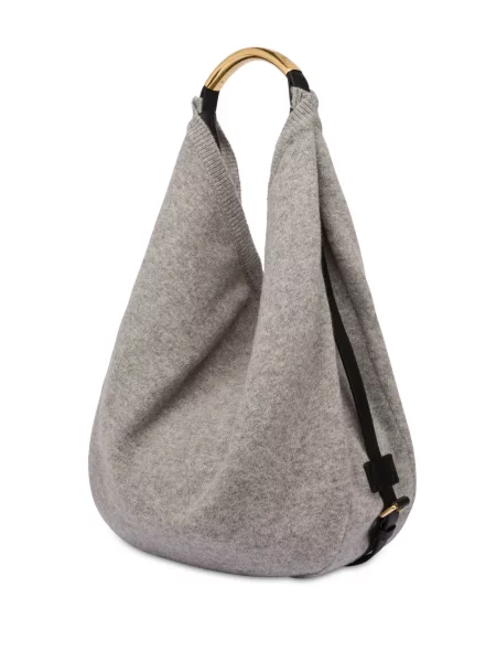 Megzta rankinė Moschino pilka