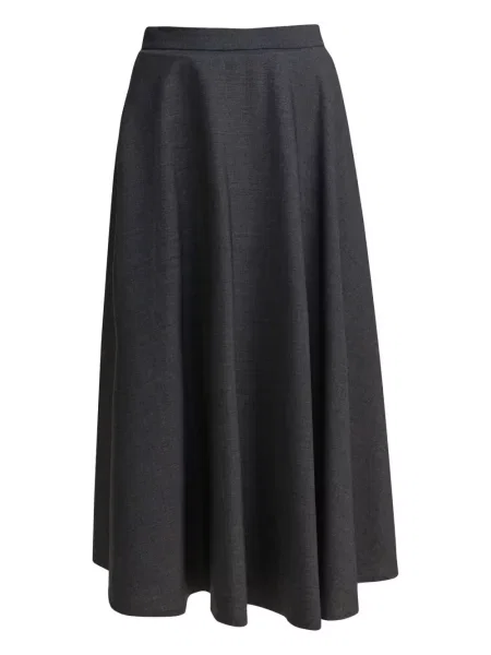 Fustă midi Semper până la genunchi gri