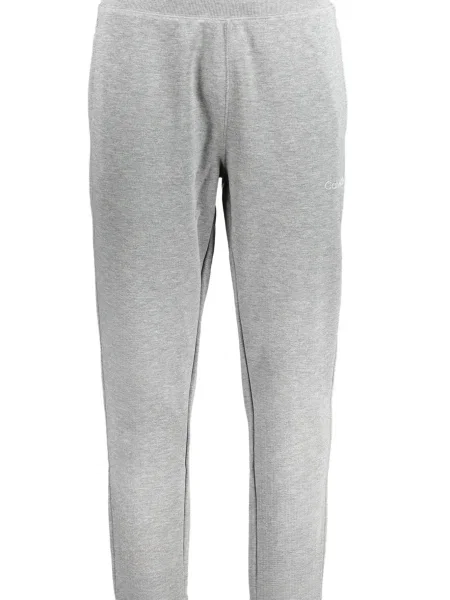 Hlače Calvin Klein siva