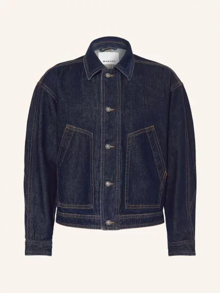 Isabel Marant Džínová Bunda Jorest dark midnight