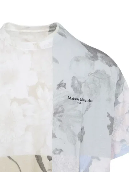 Tricou Maison Margiela cu model floral cu imagine