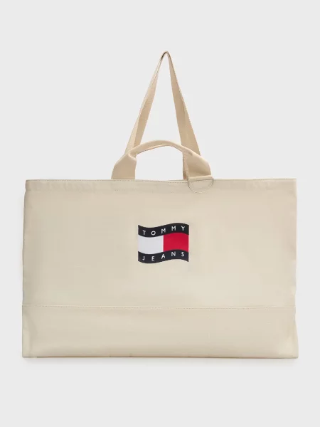Сумка шоппер Tommy Jeans белая
