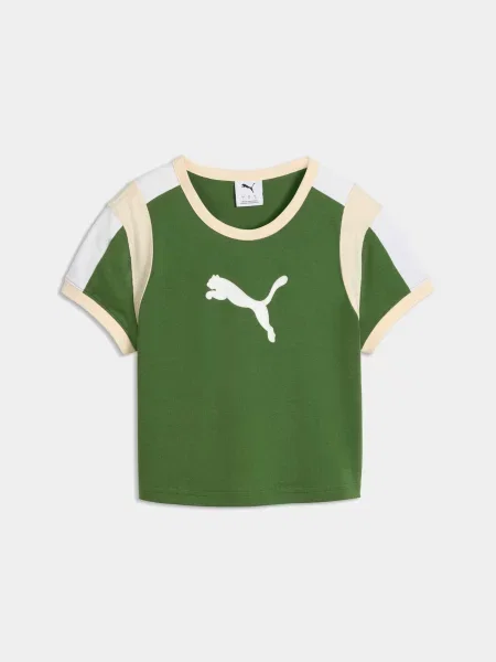 Детская футболка Puma зеленая