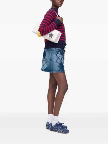 Mini sukňa Marc Jacobs modrá