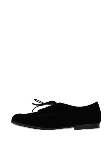 Pantofi loafer Daniela Gregis cu șireturi din dantelă negru