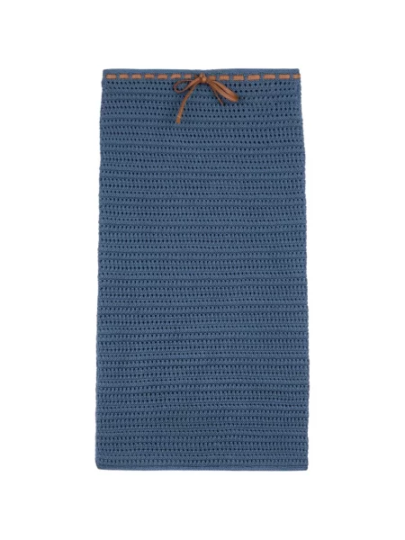 Fustă Tod's tricotate albastru