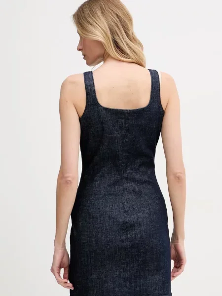 Calvin Klein Jeans sukienka jeansowa granatowa
