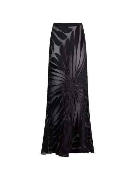 Fusta maxi Roberto Cavalli cu imagine negru