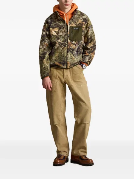 Флийс полар Polo Ralph Lauren с принт зелено