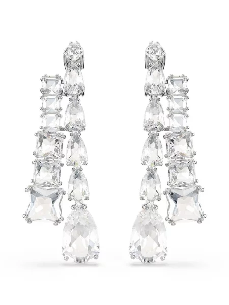 Kolczyki Swarovski białe
