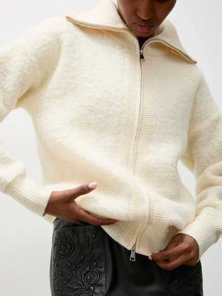 Answear.LAB cardigan pentru femei din lână bej