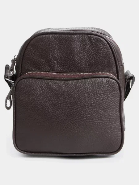 Кожаная сумка Shvigel коричневая