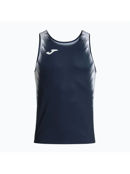 Мъжка тениска за бягане Joma Elite XI тъмносиньо/бяло бяло