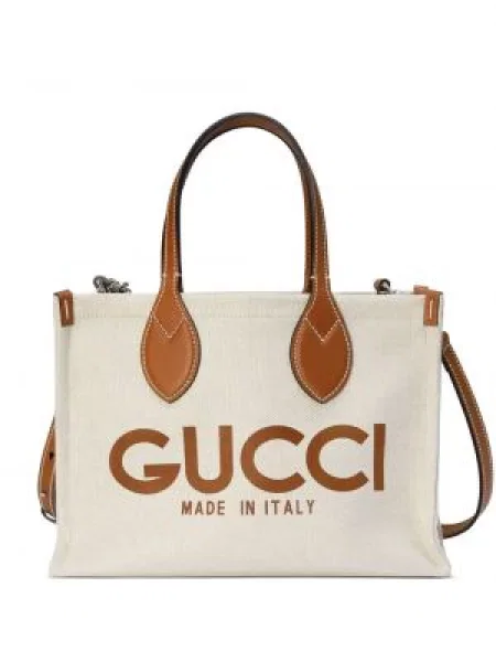 Geantă Gucci cu imagine din canvas