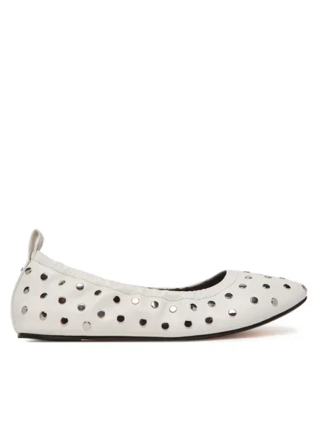 Baleriny MICHAEL Michael Kors białe