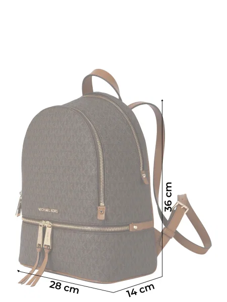 MICHAEL Michael Kors Rucsac Michael Kors Sac à dos Rhea Zip Marron' maro