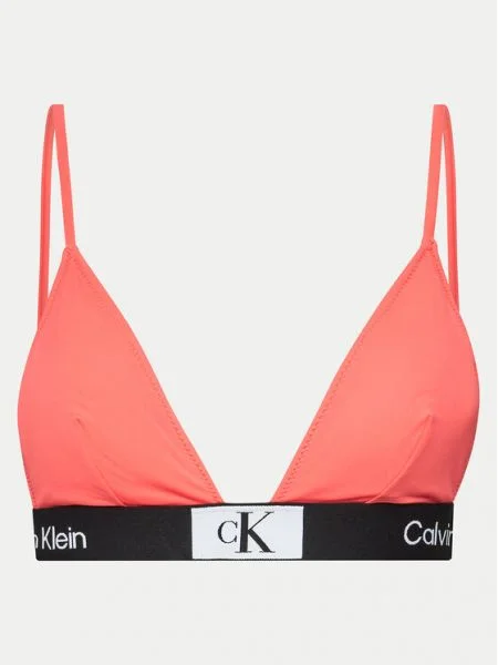 Calvin Klein Swimwear Bikini partea de sus Coral roz