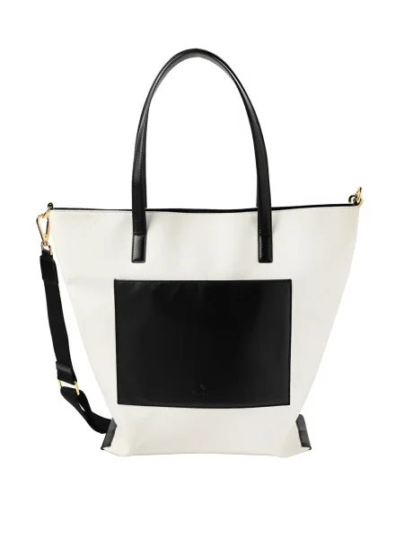 TATUUM Nakupovalna torba off-bela bela