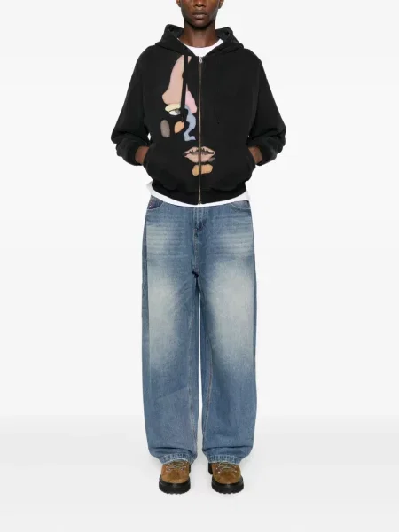 Hoodie Kidsuper με απλικέ μαύρο