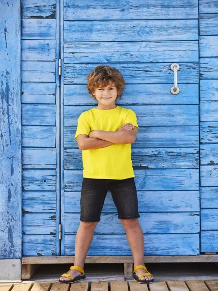 Tricou copii Fruit Of The Loom galben