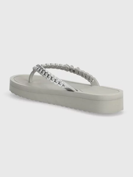 Papucs Michael Michael Kors ezüstszínű