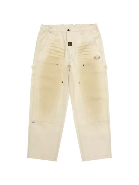 Pantaloni Aape By A Bathing Ape cu autograf