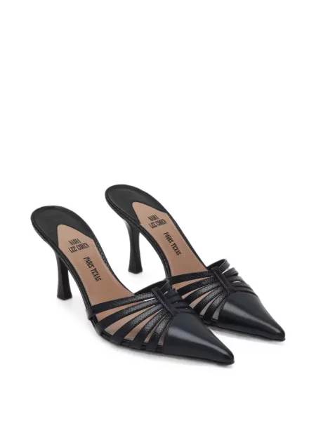 Papuci tip mules Paris Texas negru