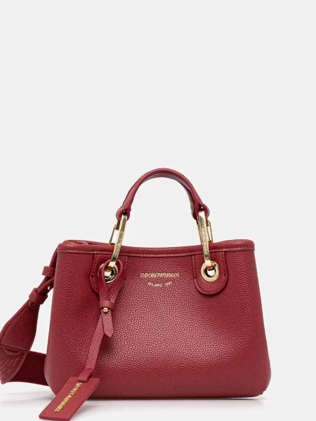 Чанта Emporio Armani розово червено