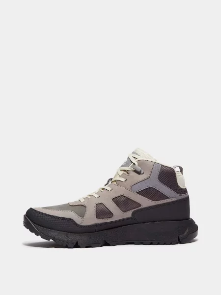 Ботинки Timberland из нубука серые