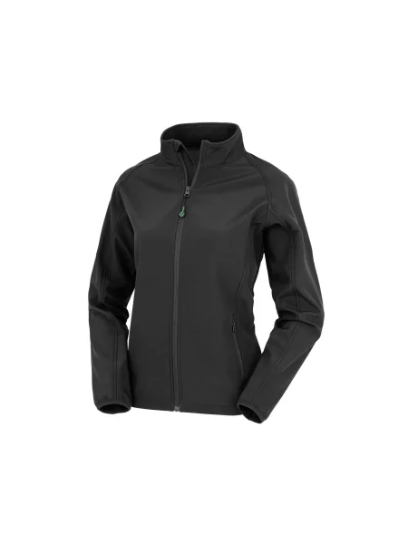 Kurtka z recyklingu Result Softshell czarna