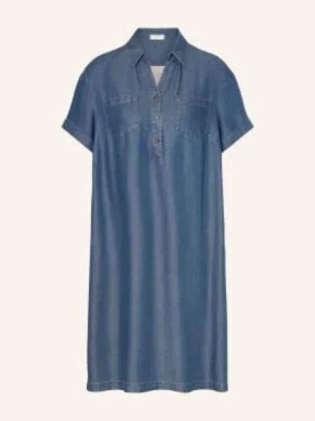 Catnoir Sukienka Koszulowa Z Mieszanki Materiałów blau czerwona