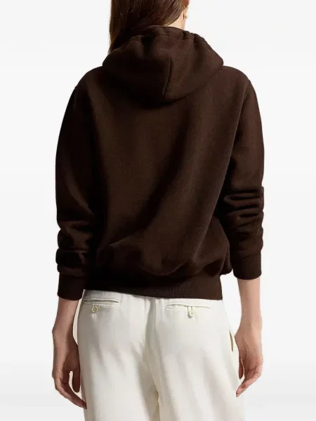 Τρέξιμο polo Polo Ralph Lauren με αυτόγραφο με κορδόνι καφέ