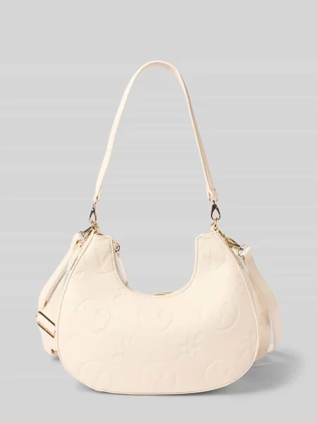 Torebka z detale z logo model SAMBA' Valentino Bags beżowa